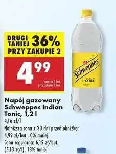 Biedronka Napój indian tonic Schweppes oferta
