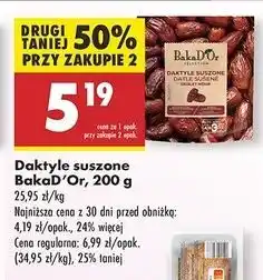 Biedronka Daktyle suszone Bakad'or oferta