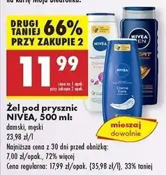 Biedronka Żel pod prysznic Nivea Men Sport oferta
