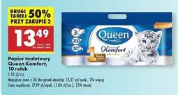 Biedronka Papier toaletowy komfort Queen oferta