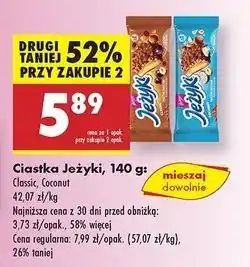 Biedronka Ciastka classic Jeżyki oferta