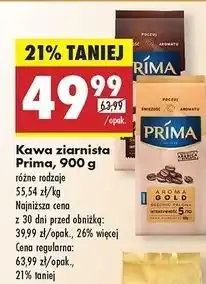Biedronka Kawa Cafe Prima Aroma Gold oferta