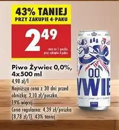 Biedronka Piwo Żywiec Bezalkoholowe oferta