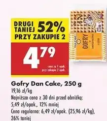 Biedronka Gofry Dan Cake oferta