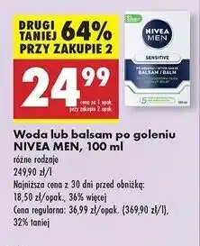 Biedronka Balsam po goleniu łagodzący Nivea Men Sensitive oferta