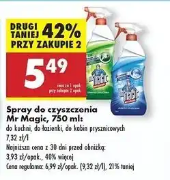 Biedronka Spray do kabin przysznicowych Mr Magic oferta