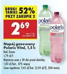 Biedronka Woda green Polaris Vital oferta