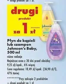 Biedronka Płyn do mycia ciała i włosów 3w1 top to toe Johnson's Baby oferta