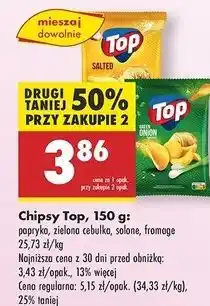 Biedronka Chipsy fromage Top Chips oferta