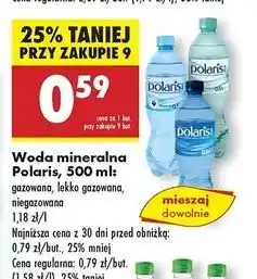 Biedronka Woda gazowana Polaris oferta