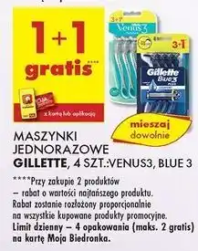 Biedronka Maszynki do golenia Gillette Venus 3 Sensitive oferta
