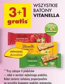 Biedronka Baton truskawka i wanilia Vitanella oferta