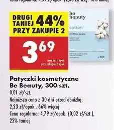 Biedronka Patyczki higieniczne Be Beauty oferta