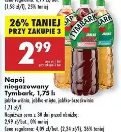 Biedronka Napój jabłko-mięta Tymbark oferta