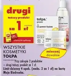 Biedronka Tonik do twarzy kwas migdałowy + wiśnia Tołpa Green Power Fusion oferta
