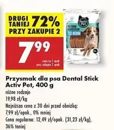 Biedronka Przysmak dentystyczny dla psa medium Activ Pet oferta