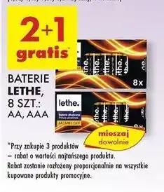 Biedronka Baterie aaa Lethe oferta