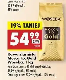 Biedronka Kawa Woseba Mocca Fix Gold oferta