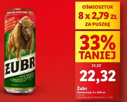 Lidl Piwo Żubr 1768 oferta
