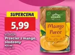 Lidl Mango puree Vitasia oferta