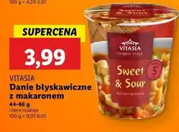 Lidl Danie z makaronem Vitasia oferta