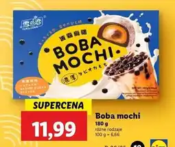 Lidl Ciastka ryżowe boba mochi brązowy cukier Yuki & Love oferta