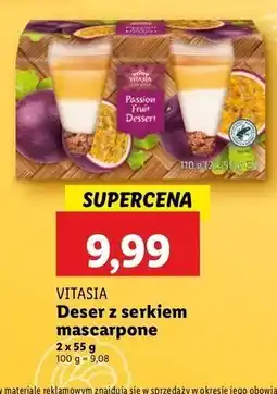 Deser z mascarpone marakuja Vitasia