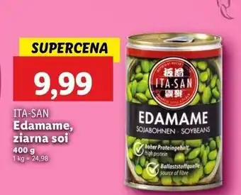 Lidl Edamame ziarna soi Ita-San oferta