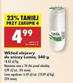 Biedronka Wkład olejowy do zniczy 340 g 120 h Lumia oferta