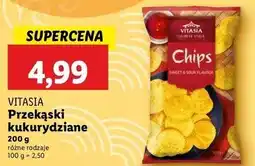 Lidl Chipsy słodko- kwaśne Vitasia oferta