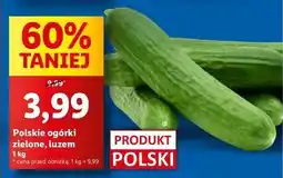 Lidl Ogórek zielony oferta