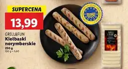 Lidl Kiełbaski norymberskie Grill And Fun oferta