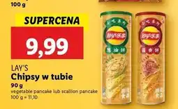 Lidl Chipsy scallion pancake Lay's oferta