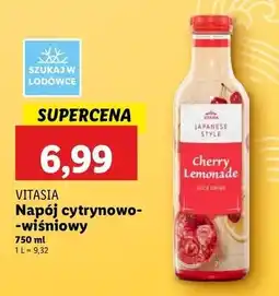 Lidl Lemoniada cytrynowo-wiśniowa Vitasia oferta