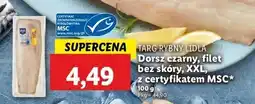 Lidl Dorsz czarny filet bez skóry Targ Rybny Lidla oferta