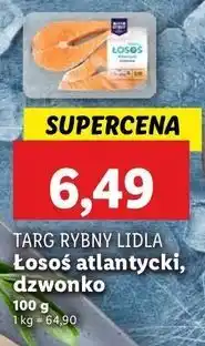 Lidl Łosoś atlantycki dzwonko Targ Rybny Lidla oferta