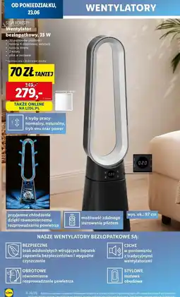 Lidl Wentylator bezłopatkowy 35w Silvercrest oferta