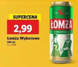 Lidl Piwo Łomża Wyborowe oferta