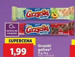 Wafel czekoladowo-kakaowy Grześki Gofree