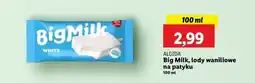 Lidl Lód śmietankowy Algida Big Milk oferta