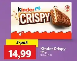 Lidl Batony Kinder Crispy oferta