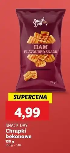 Lidl Chrupki bekonowe Snack Day oferta
