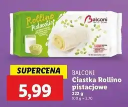 Lidl Ciastka rollino pistacja Balconi oferta