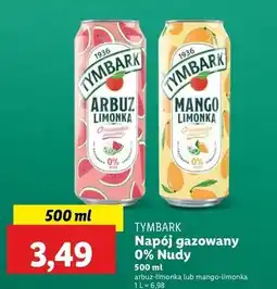 Lidl Napój mango limonka Tymbark oferta