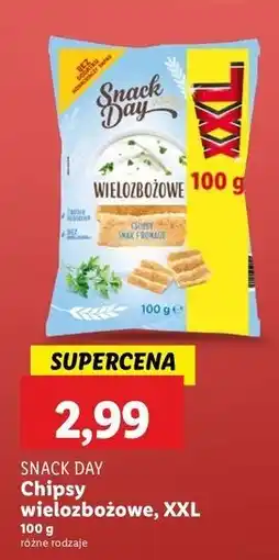 Lidl Chipsy wielozbożowe fromage Snack Day oferta