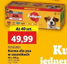 Lidl Karma dla psa adult mix smaków Pedigree oferta