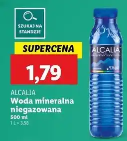Lidl Woda niegazowana Alcalia oferta