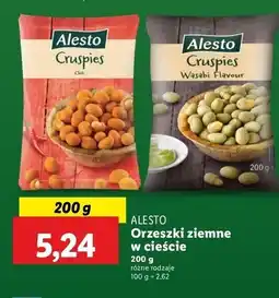 Lidl Orzechy ziemne w cieście wasabi Alesto oferta