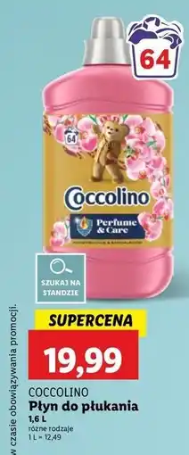 Lidl Płyn do płukania honeysuckle & sandalwood Coccolino Perfume Care oferta