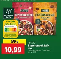 Lidl Supersnack mix z miechunką Alesto oferta